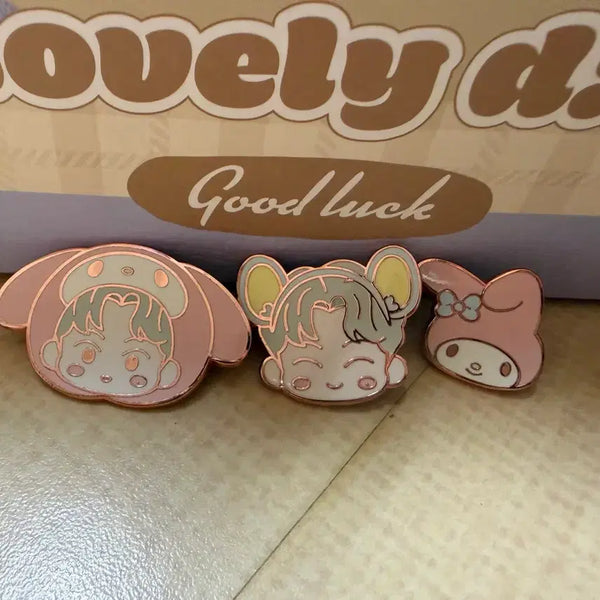 [BUNJANG] NCT Mark Sanrio Pin Badge Set / 마크 산리오 핀 뱃지 세트