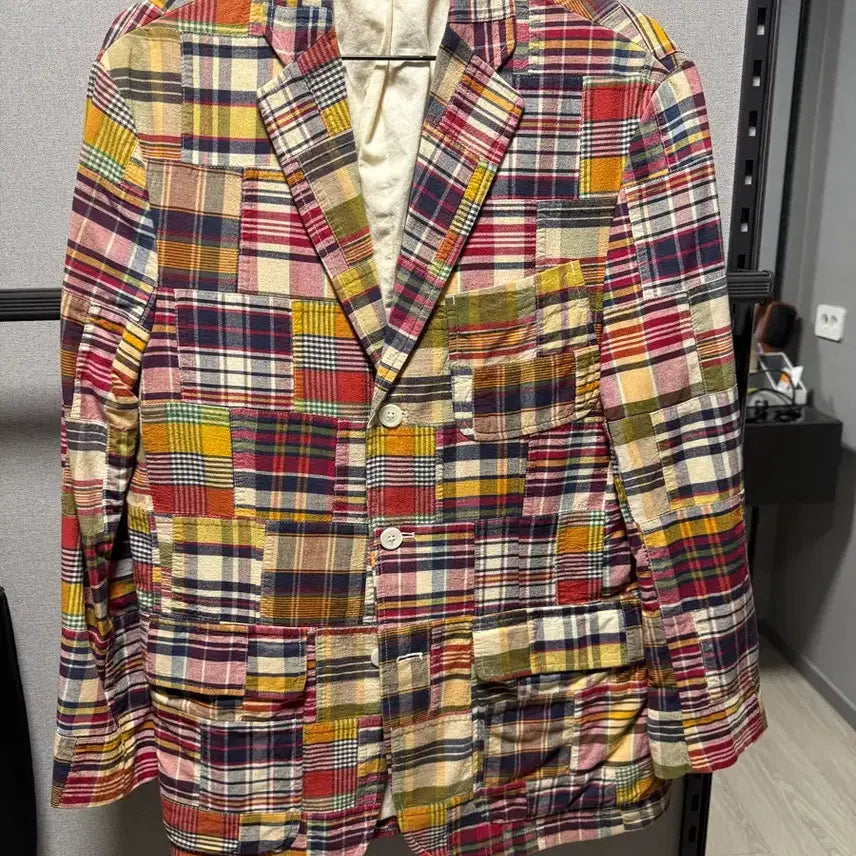 [BUNJANG] Polo Ralph Lauren Patchwork Jacket / 폴로 랄프로렌 패치워크 자켓