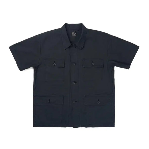 [BUNJANG] OrSlow Utility Short Sleeve Jacket Navy / 오어슬로우 유틸리티 숏 슬리브 자켓 네이비 4사이즈