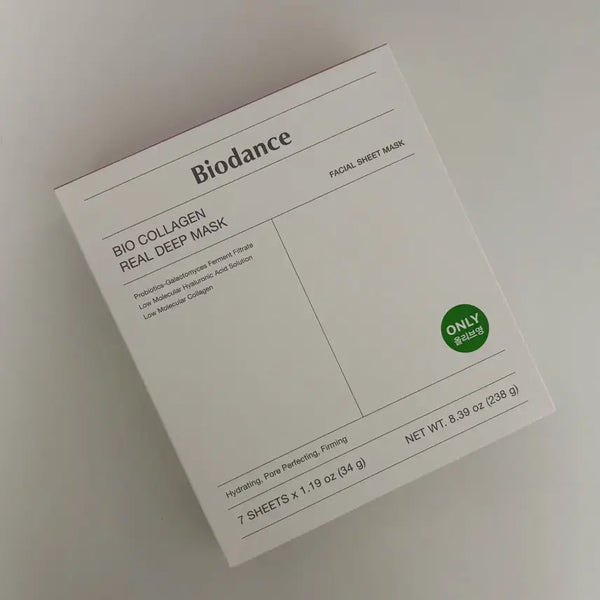 [BUNJANG] Biodance Real Collagen Deep Mask (7 Sheets) / 미개봉) 바이오던스 바이오 콜라겐 리얼 딥 마스크 7매