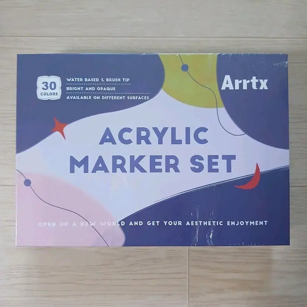 [BUNJANG] Artex Acrylic Marker Set 30 Colors / 아트엑스 아크릴마카 세트 30색