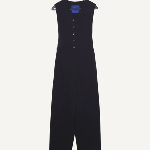 [BUNJANG] THEILMA Black Jumpsuit / 더일마 THEILMA 검정 점프수트 F_A959