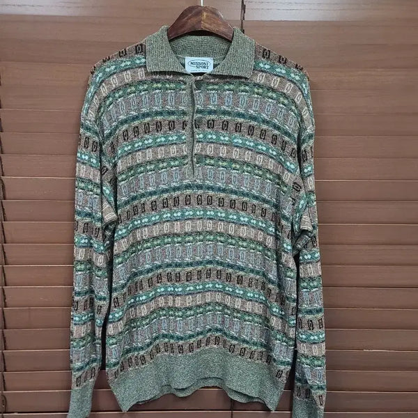 [BUNJANG] Missoni Sport Patterned Knit / 미쏘니 스포츠 패턴 니트