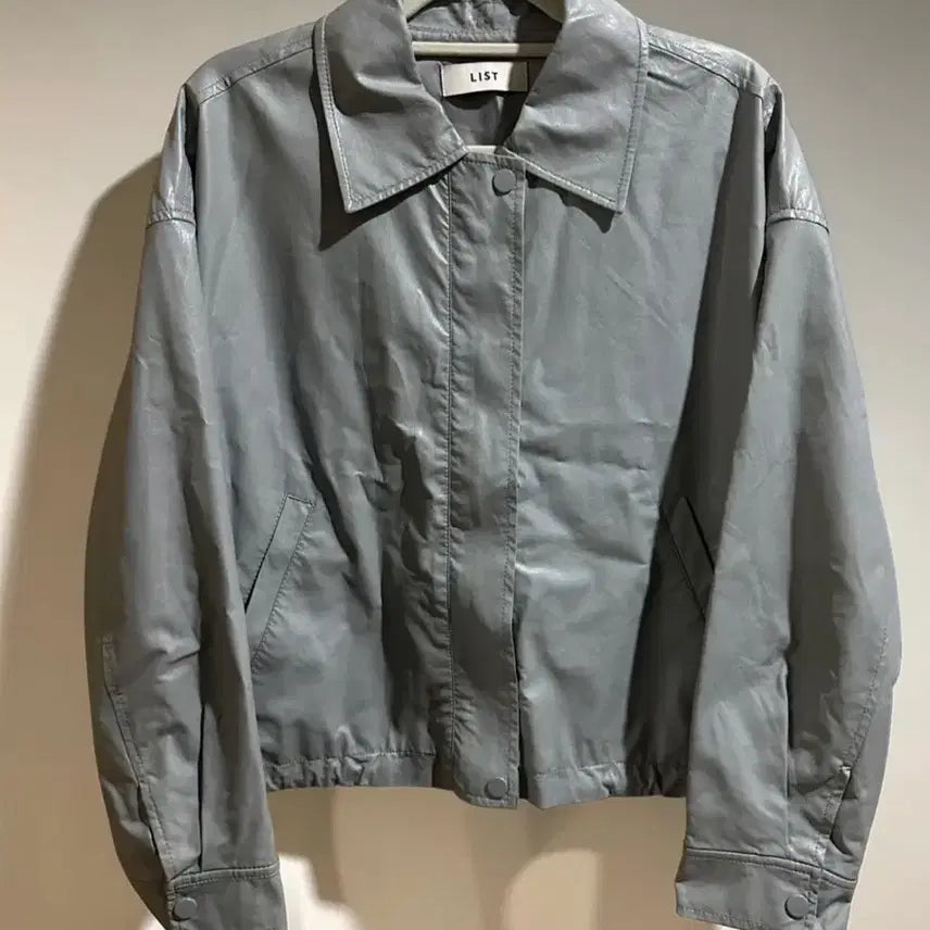 [BUNJANG] List Leather Jacket / 리스트 레더 가죽 자켓