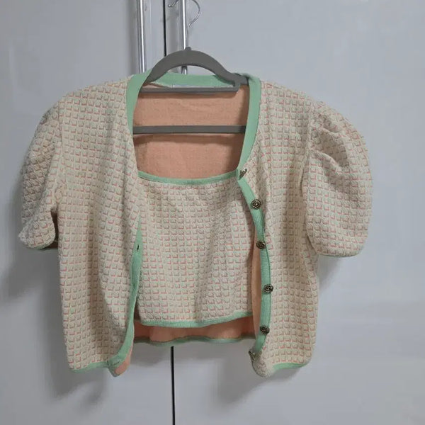 [BUNJANG] Imported Crop Cardigan / 수입 크롭가디건