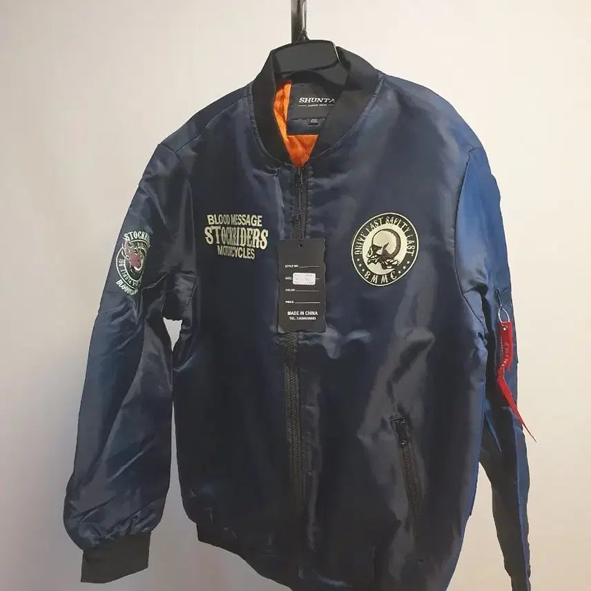 [BUNJANG] Men's Navy Bomber Jacket L / (새상품)네이비 남성 항공 점퍼 L