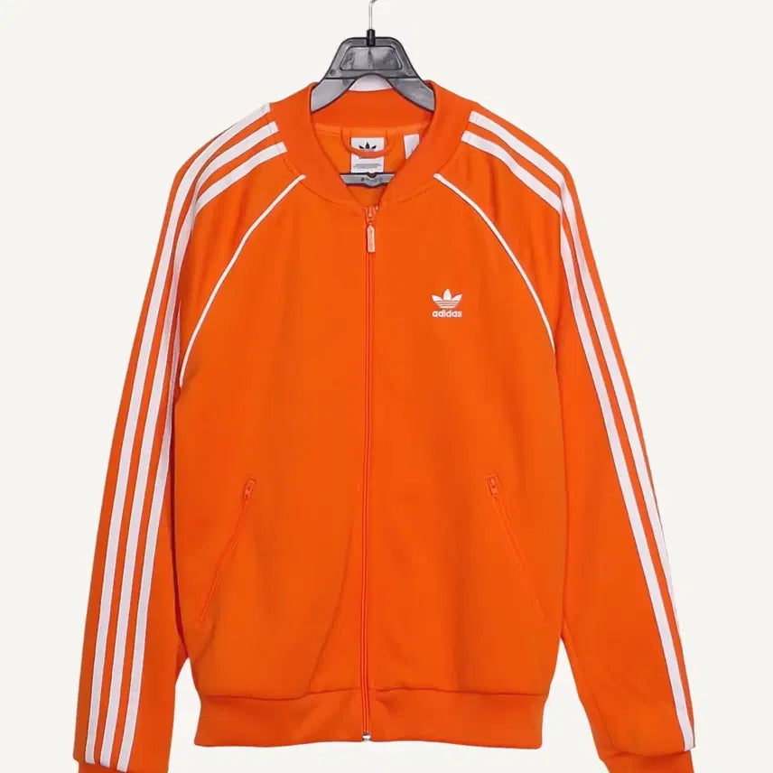 [BUNJANG] Adidas Orange Zip-Up Jacket L / 아디다스 adidas 주황 집업 L_A969