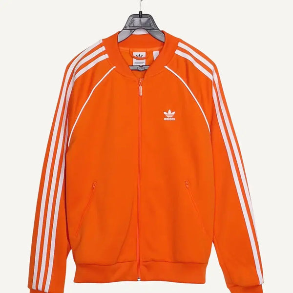[BUNJANG] Adidas Orange Zip-Up Jacket L / 아디다스 adidas 주황 집업 L_A969