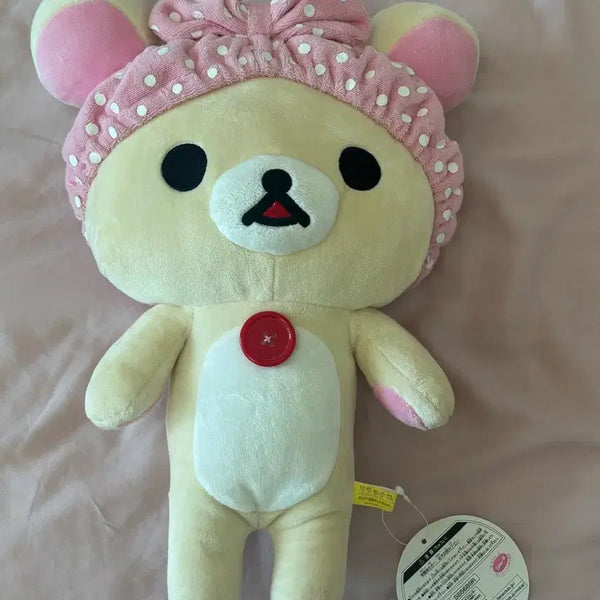 [BUNJANG] Classic Rilakkuma Bath Doll / 고전 코리락쿠마 목욕 헤어밴드 인형
