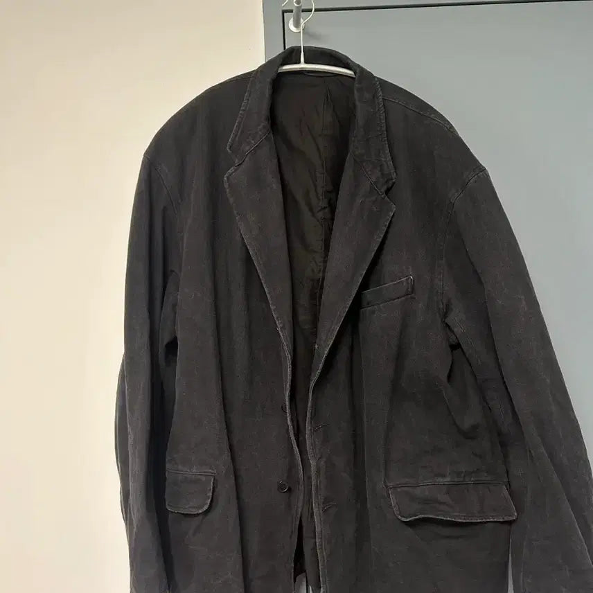 [BUNJANG] Comoli Black Drill Jacket / 25ss 코모리 블랙 드릴 자켓
