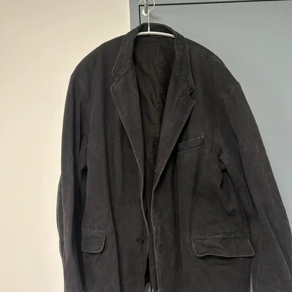[BUNJANG] Comoli Black Drill Jacket / 25ss 코모리 블랙 드릴 자켓