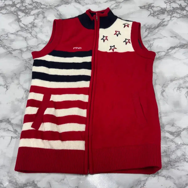 [BUNJANG] Ping Golf Women's Windproof Knit Vest / [정품/ 90] 핑 골프 여성 방풍 니트 조끼