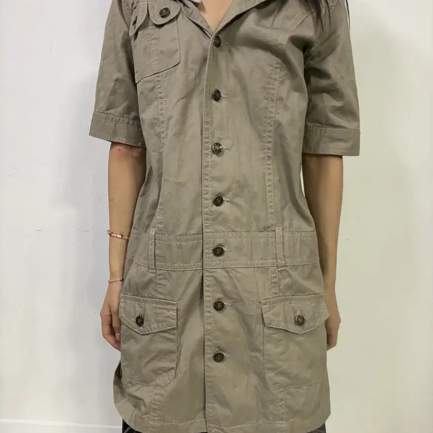 [BUNJANG] Beige Hooded Jacket / 베이지 후드 자켓