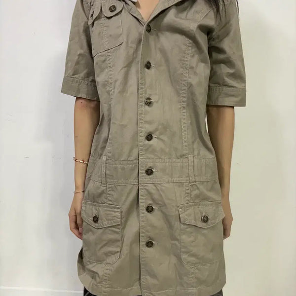 [BUNJANG] Beige Hooded Jacket / 베이지 후드 자켓