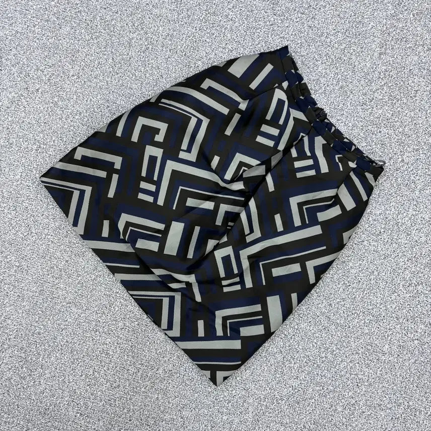 [BUNJANG] S Max Mara Geometric Pattern Midi Skirt / 38 에스막스마라 기하학 패턴 미디스커트 0908J2