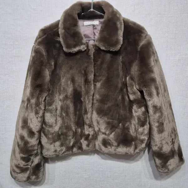 [BUNJANG] VIVAZ Crop Fur Jacket / VIVAZ크롭 퍼 자켓