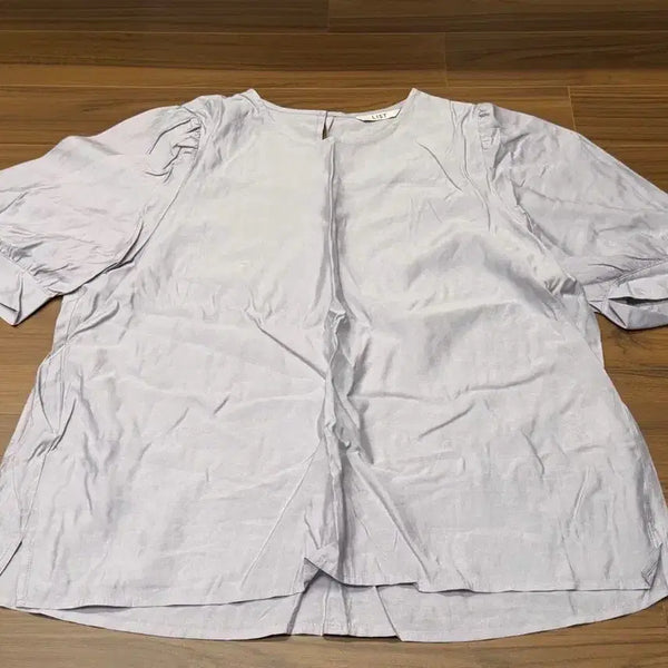 [BUNJANG] Purple Blouse - Size 77 / 리스트 반팔 연보라 블라우스77사이즈