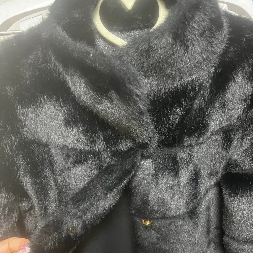[BUNJANG] Black Fur Jacket Mink Jacket / 블랙 퍼 재킷 밍크재킷