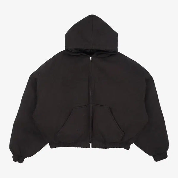 [BUNJANG] STU Padded Hooded Zip-Up / stu 패디드 후드 집업
