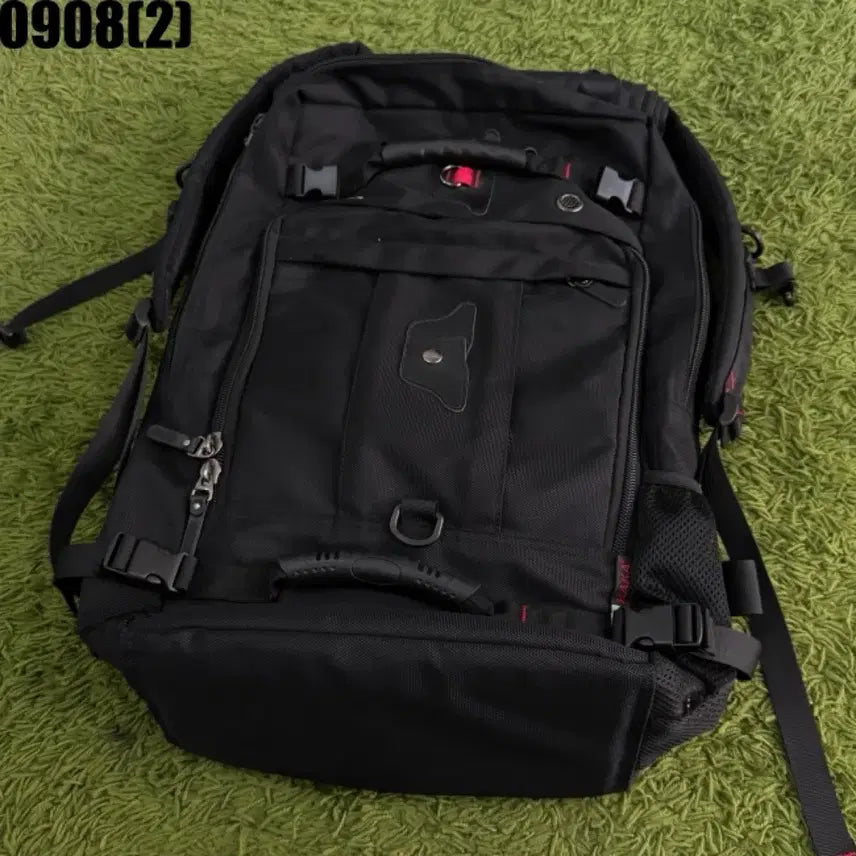 [BUNJANG] KAKA Black Backpack 0908 / KAKA 블랙 백팩 0908