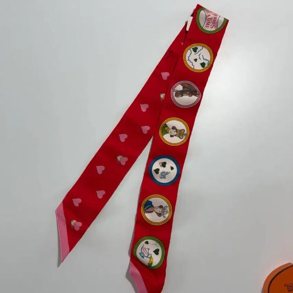 [BUNJANG] Hermès Twilly "Teatime" Silk Scarf / 에르메스 트윌리 티타임