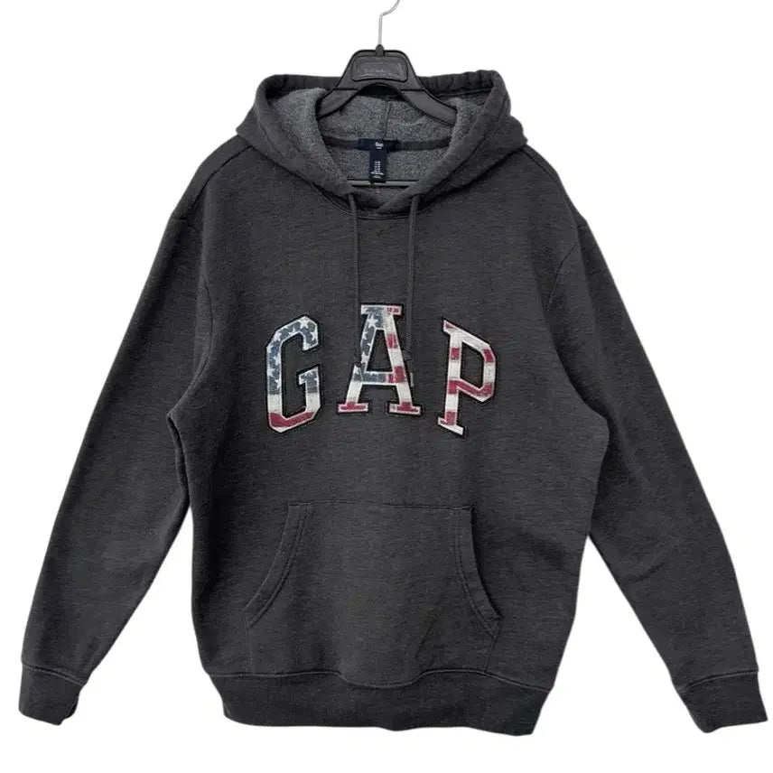 [BUNJANG] Gap American Flag Logo Hoodie / 갭 성조기 로고 후드티