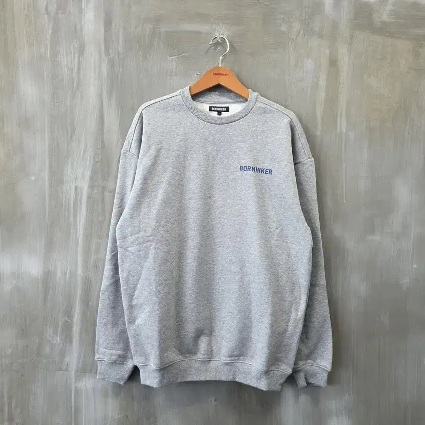 [BUNJANG] BONHIKER Grey Sweatshirt L / 본하이커 그레이 맨투맨/남성(L)/ST4104