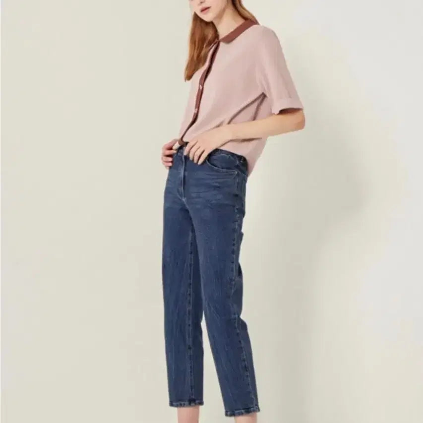 [BUNJANG] SJSJ Crinkle Washed Denim Pants / 한섬 sjsj 에스제이 크링클 워싱 데님