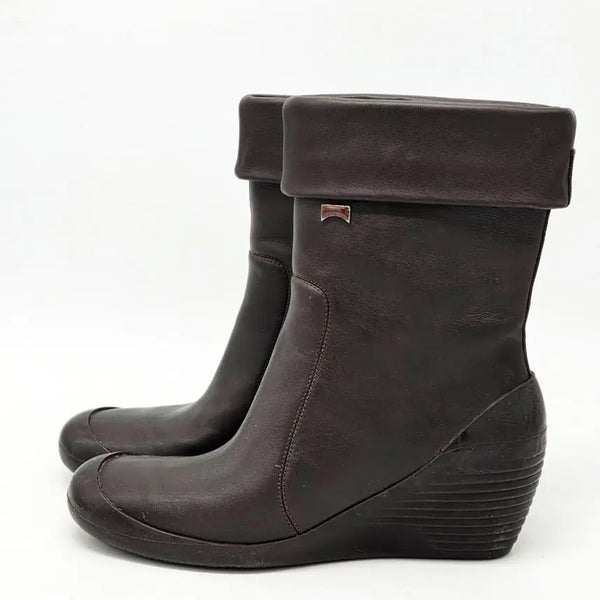 [BUNJANG] Camper Women's Zip Boots Brown / 캠퍼 우먼스 ZIP 부츠 브라운 (36)