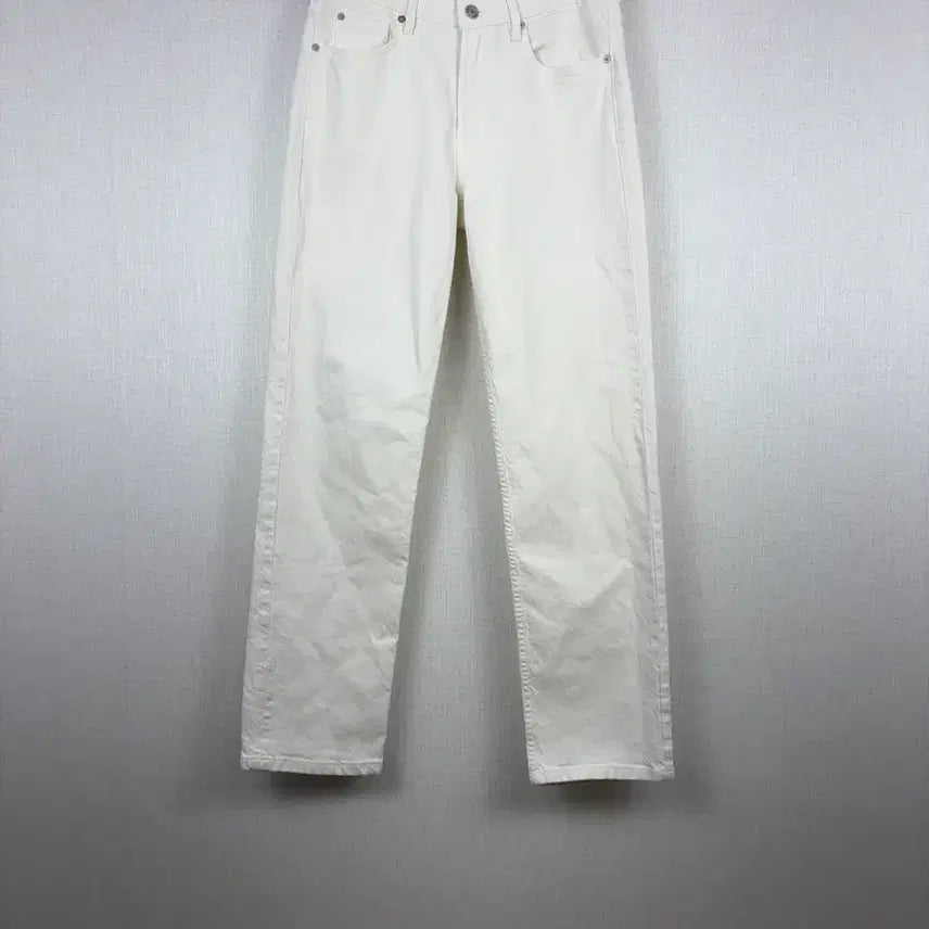 [BUNJANG] Massimo Dutti White Cotton Denim Pants / 마시모두띠 화이트 면데님 팬츠