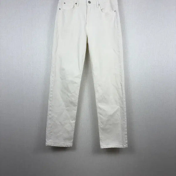 [BUNJANG] Massimo Dutti White Cotton Denim Pants / 마시모두띠 화이트 면데님 팬츠