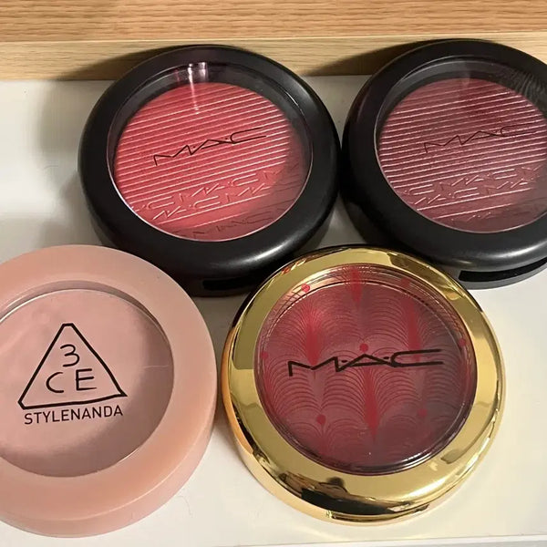 [BUNJANG] MAC Powder Blush Bundle (Rosy Cheeks, Wrapped Candy, Priceless Purple) & 3CE Kindda Shy / 맥 블러셔 일괄(로지치크스, 랩드캔디, 프라이스리스퍼플) 및 3ce 카인다샤이