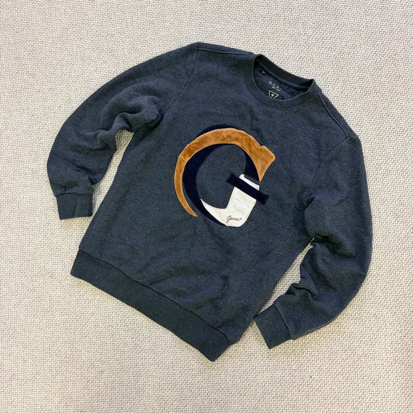 [BUNJANG] Guess Big Logo Sweatshirt / M 게스 빅로고 맨투맨 0908D2