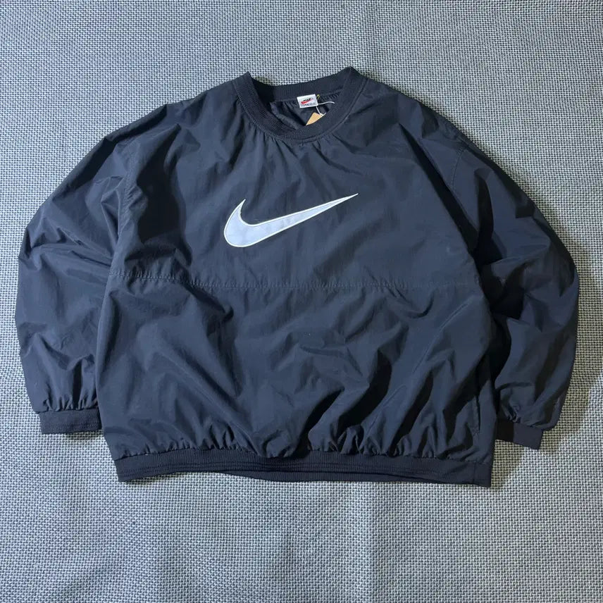[BUNJANG] Nike Big Logo Warm-up Jacket Black / 나이키 빅로고 웜업(kold_8651)