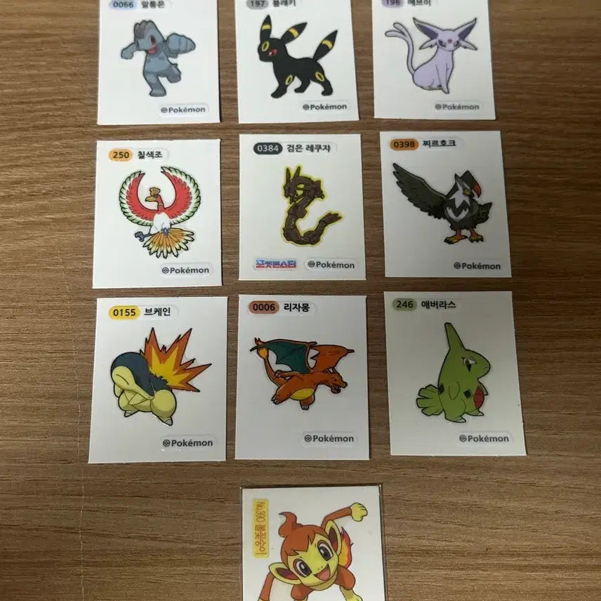 [BUNJANG] Pokemon Stickers / 포켓몬 띠부씰