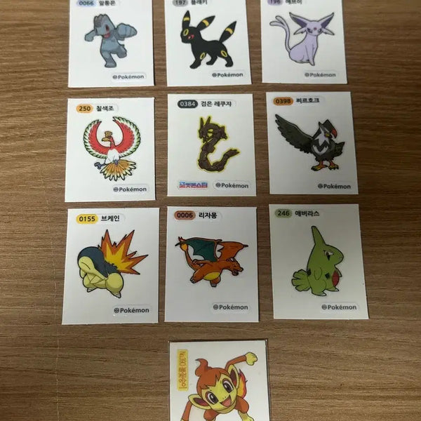 [BUNJANG] Pokemon Stickers / 포켓몬 띠부씰