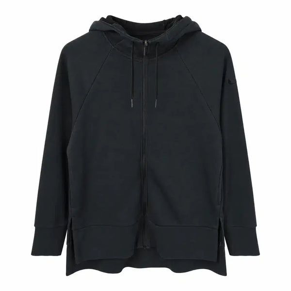 [BUNJANG] Nike Black Navy Hooded Zip-Up Jacket / 여S 나이키 블랙 네이비 넉넉픽 후드 집업