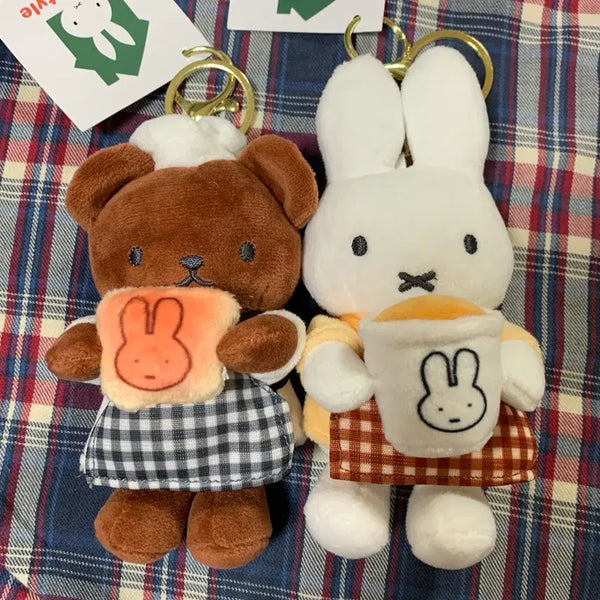 [BUNJANG] Miffy & Boris Bakery Concept Keyring Set / 베이커리 미피&보리스 키링 세트