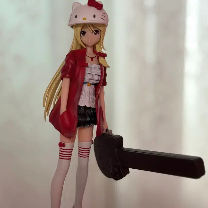 [BUNJANG] FURYU Hello Kitty Lily Guitar Figure / 후류 키티 x 릴리 콜라보 기타 피규어 산리오 고전 미소녀 방꾸 갸루
