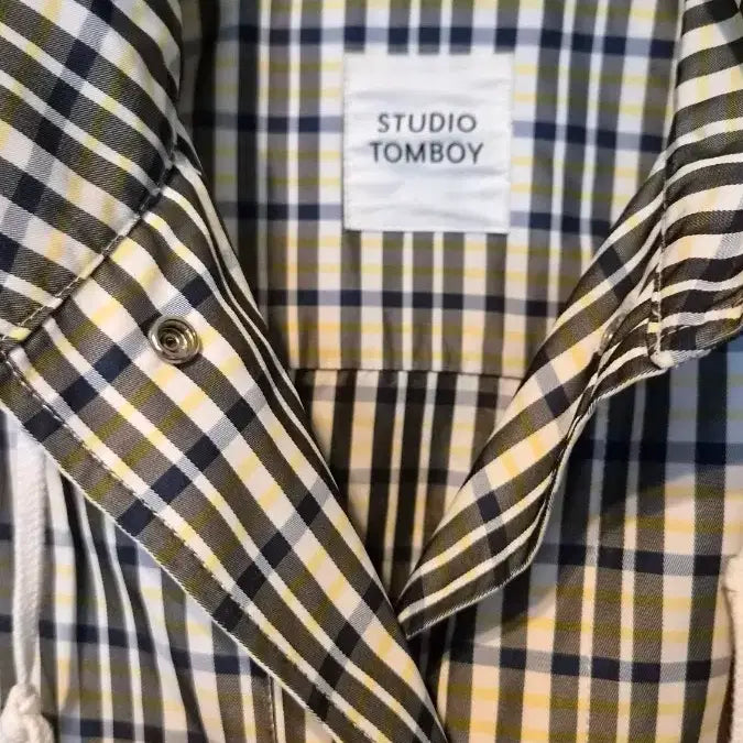 [BUNJANG] Tomboy Check Pattern Shirt / 톰보이 반품65 길이 69