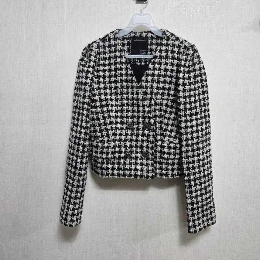 [BUNJANG] EGOIST Check Tweed Jacket / 에고이스트 체크 트위드 자켓