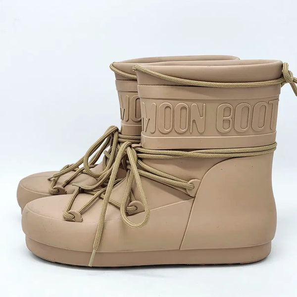 [BUNJANG] Moon Boot Rain Boots Low Praline / 문부츠 레인부츠 로우 프랄린 (41-42)