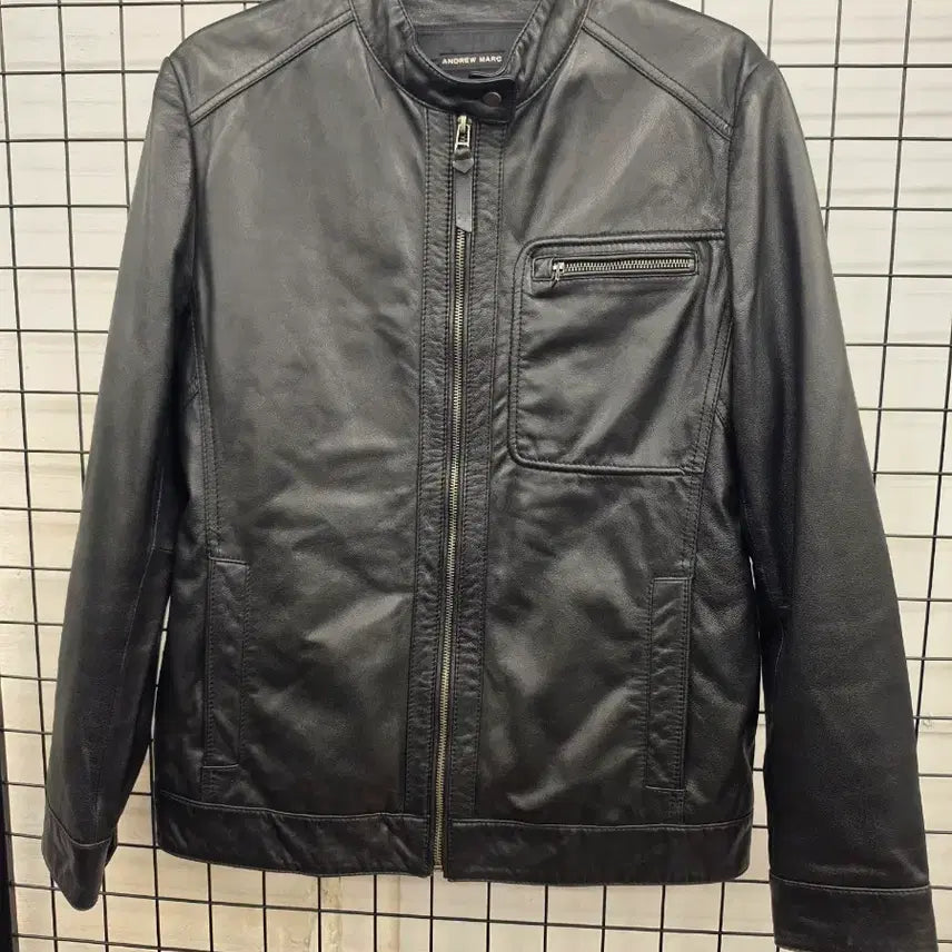 [BUNJANG] Andrew Marc Black Leather Jacket / 앤드류 마크 가죽 자켓 블랙