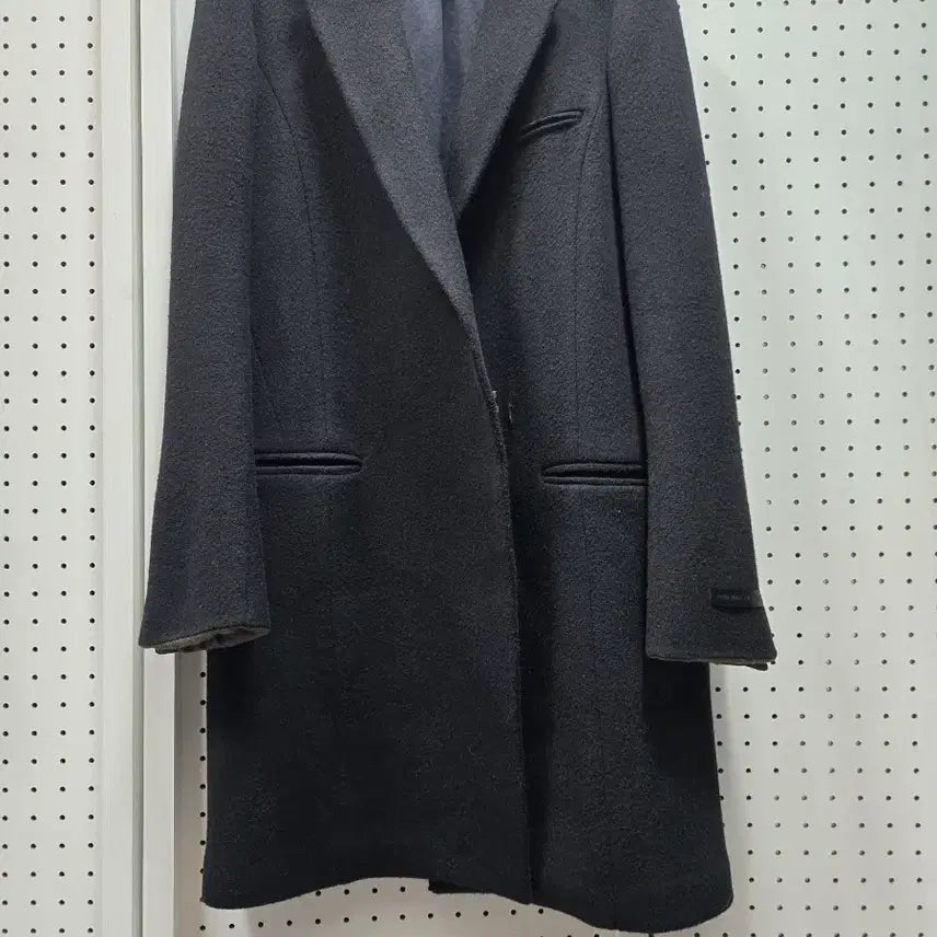 [BUNJANG] System Women's Wool Coat Black Size 55 / 시스템 울 코트 블랙55