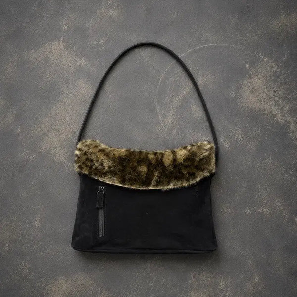 [BUNJANG] Fur Trimmed Mini Bag / 퍼 트리밍 미니 백