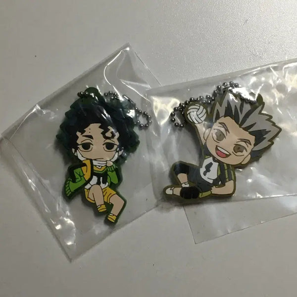 [BUNJANG] Haikyuu!! Rubber Strap Keychain Bundle Set / 일괄|  하이큐 고무스트랩 러버참 고무키링