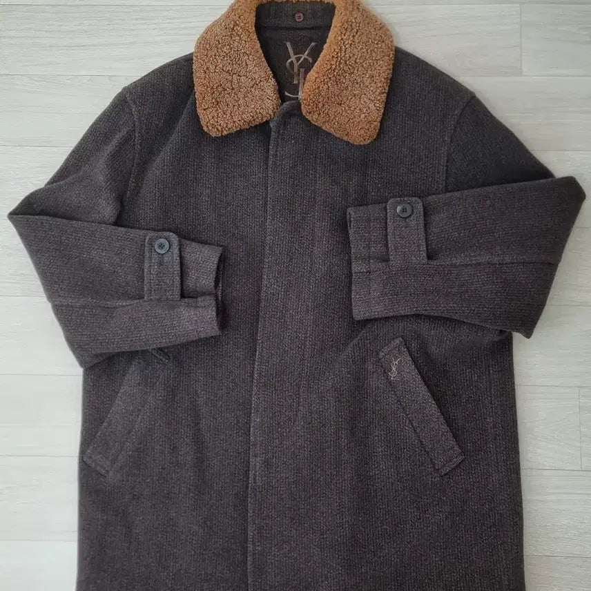 [BUNJANG] Yves Saint Laurent Wool Blend Half Coat / 입생로랑 (Yves Saint Laurent) 울 코트 / 하프 코트