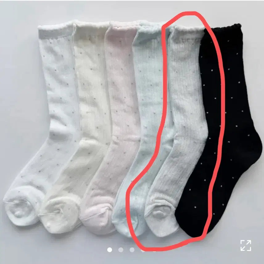 [BUNJANG] Sheer Dot Ankle Socks (Grey) / 시스루 도트 양말 (그레이)