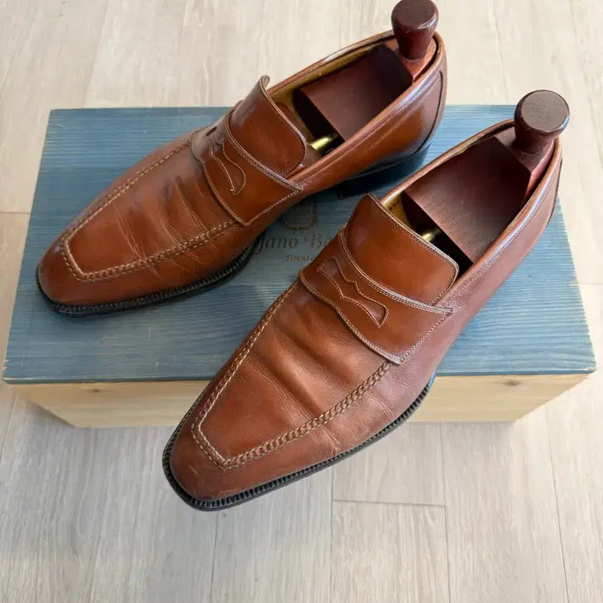[BUNJANG] Stefano Bemer Brown Loafers / 스테파노 베메르 로퍼42