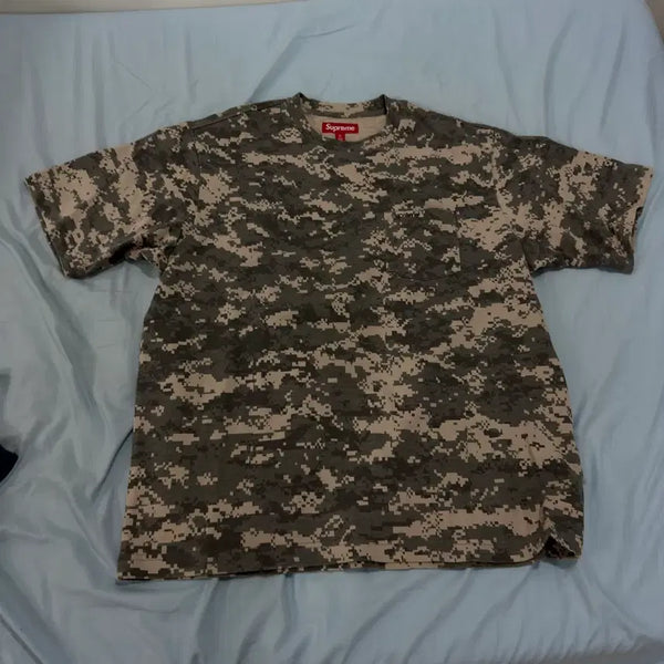 [BUNJANG] Supreme Digi Camo Pocket T-Shirt / [M] 슈프림 포켓 티셔츠 디지 카모